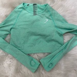 Gymshark long sleeve crop tops